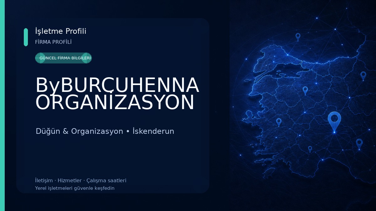 ByBURCUHENNA ORGANİZASYON Düğün & Organizasyon