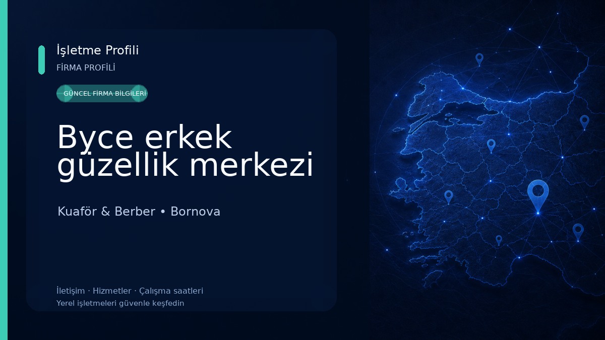 Byce erkek güzellik merkezi