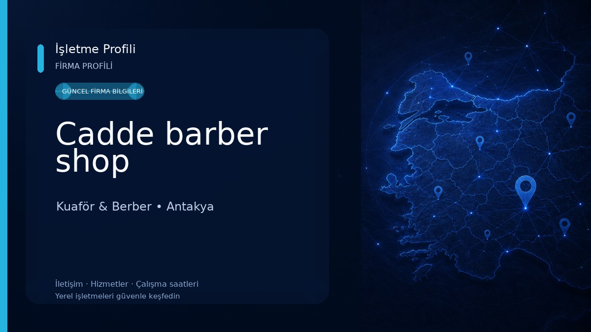 Cadde barber shop Kuaför & Berber