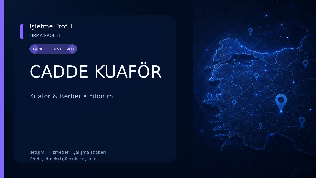 CADDE KUAFÖR Kuaför & Berber