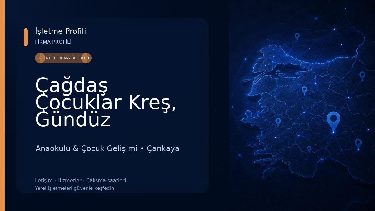 Çağdaş Çocuklar Kreş, Gündüz Bakımevi ve Anaokulu