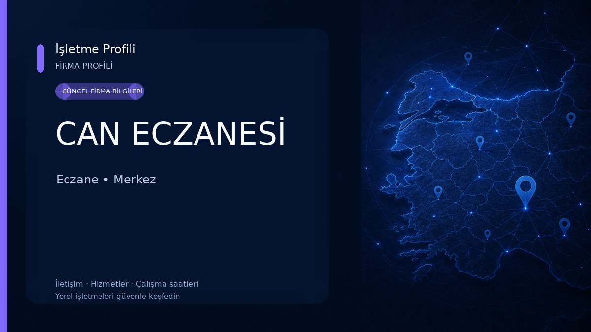 CAN ECZANESİ Eczane