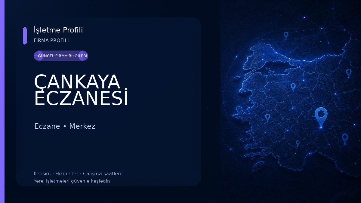 ÇANKAYA ECZANESİ