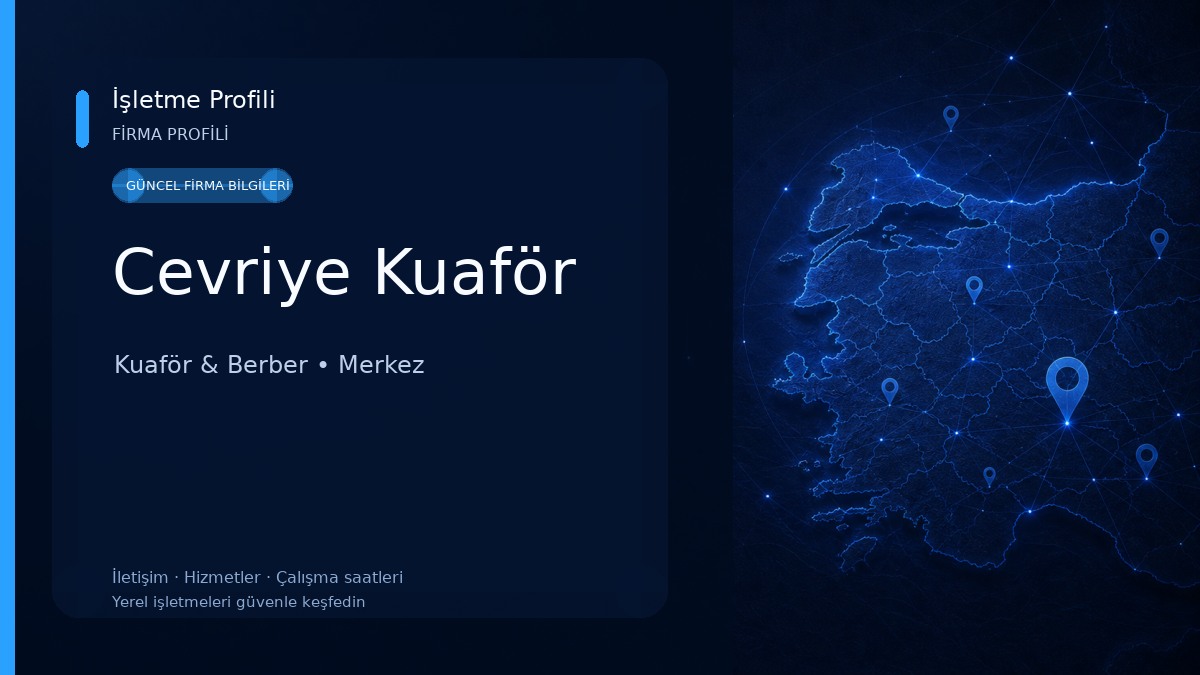 Cevriye Kuaför Kuaför & Berber