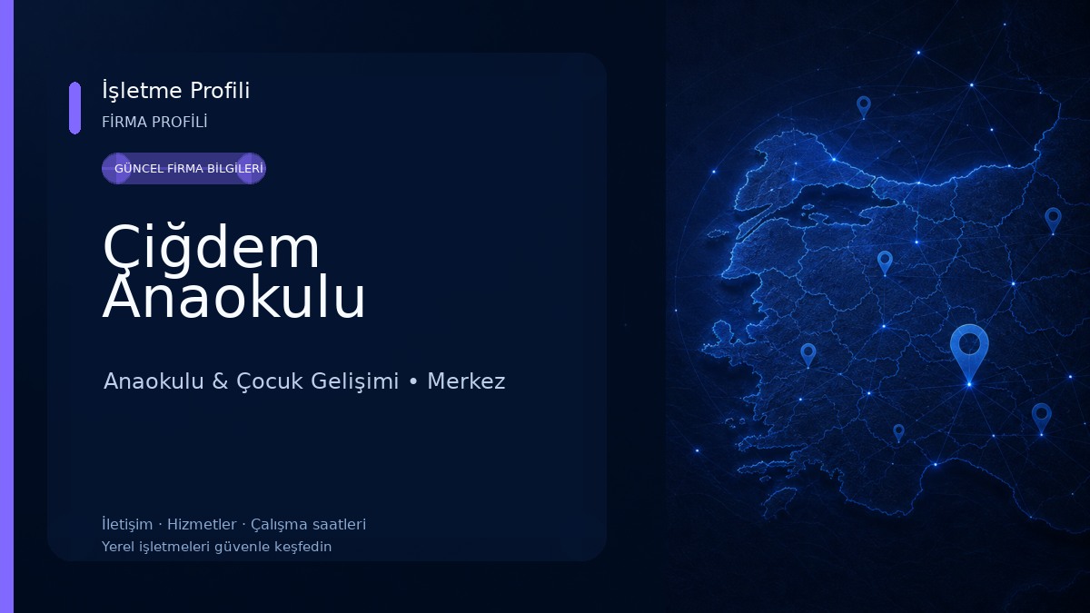 Çiğdem Anaokulu Anaokulu & Çocuk Gelişimi