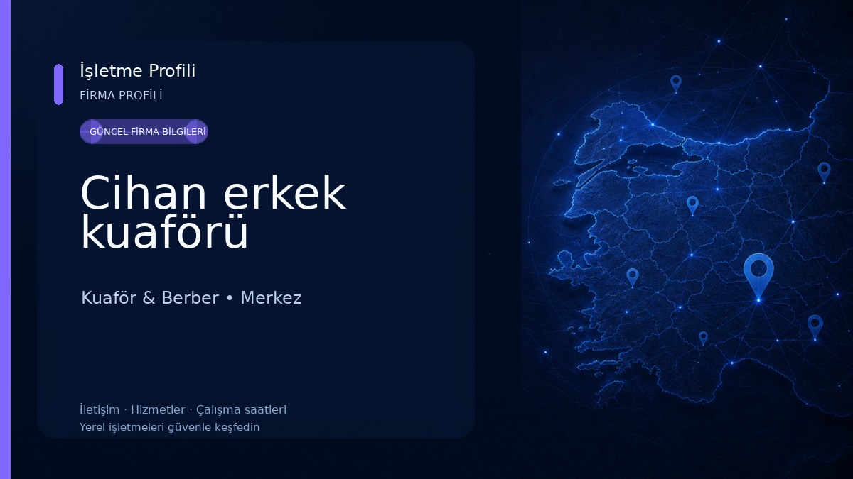 Cihan erkek kuaförü Kuaför & Berber