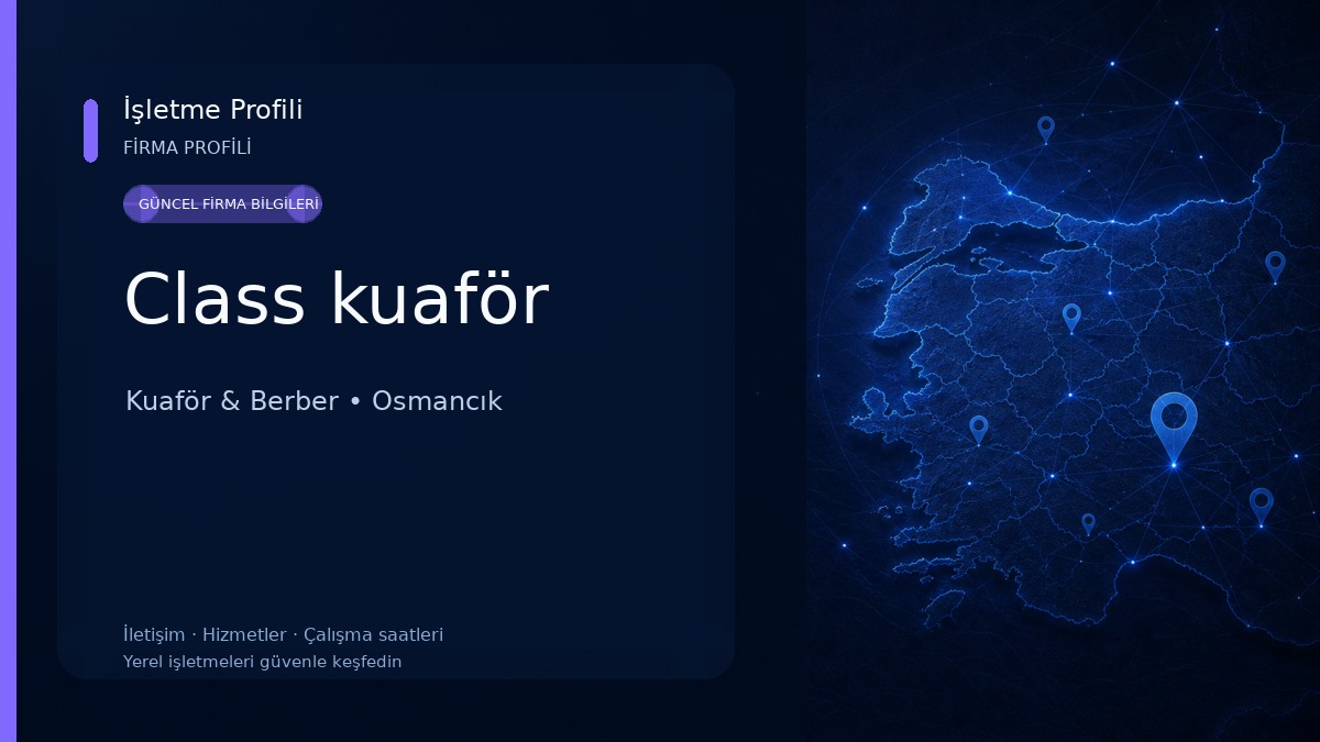 Class kuaför Kuaför & Berber