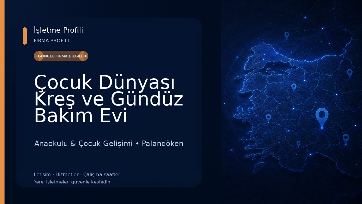 Çocuk Dünyası Kreş ve Gündüz Bakım Evi