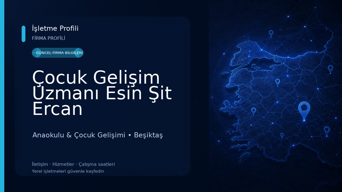 Çocuk Gelişim Uzmanı Esin Şit Ercan