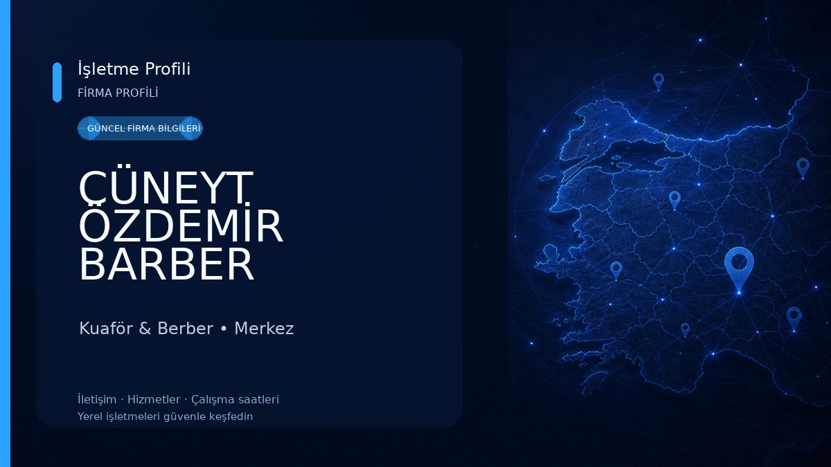 CÜNEYT ÖZDEMİR BARBER SALOON