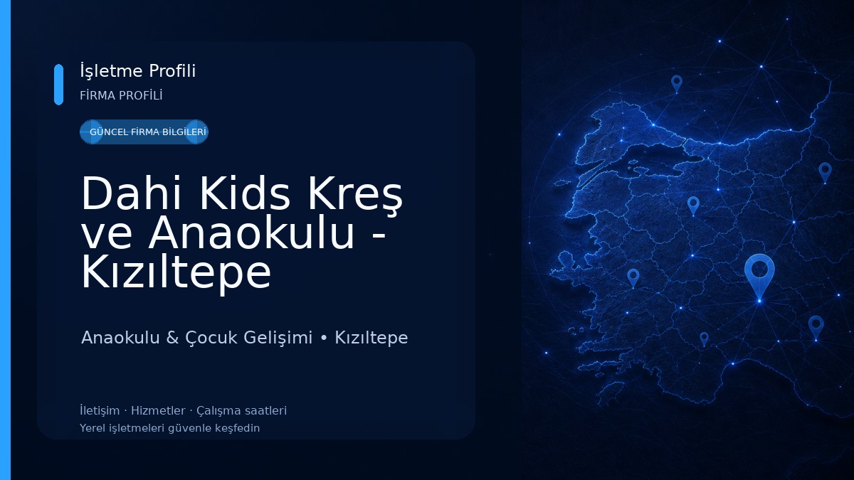 Dahi Kids Kreş ve Anaokulu - Kızıltepe Anaokulu & Çocuk Gelişimi