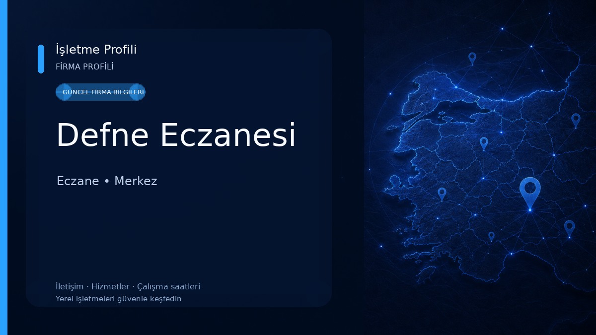 Defne Eczanesi Eczane