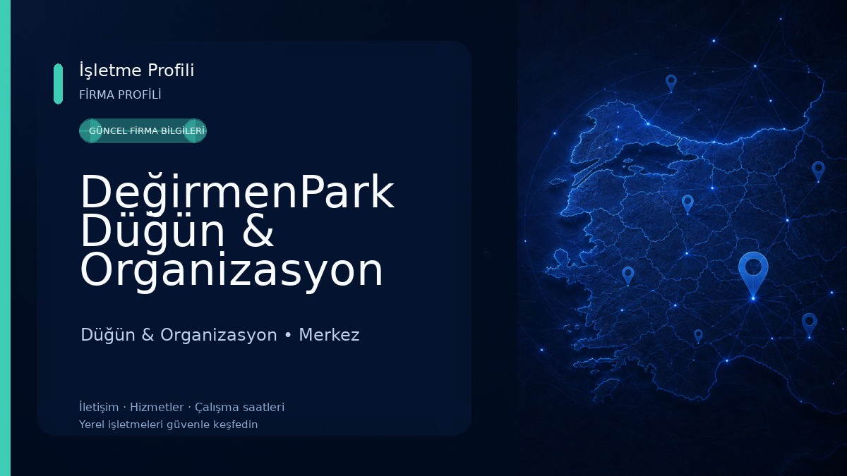 DeğirmenPark Düğün & Organizasyon Düğün & Organizasyon