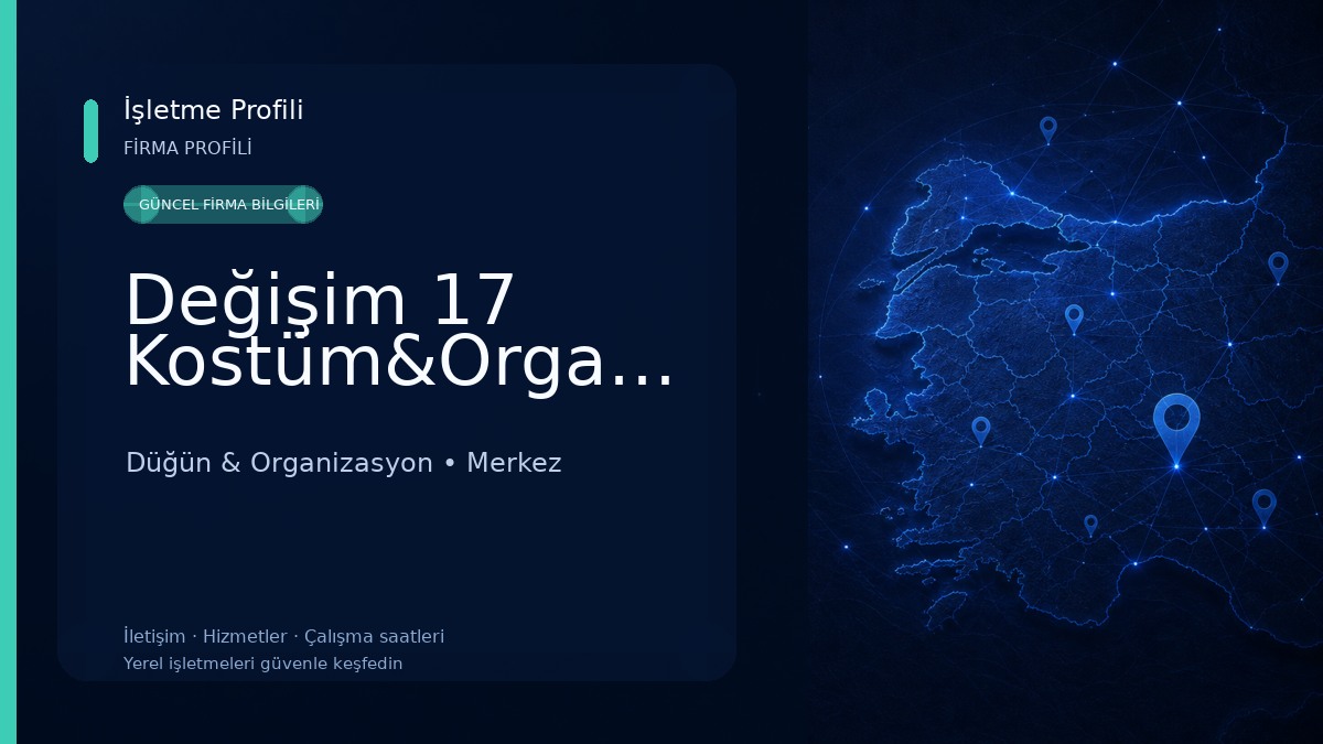Değişim 17 Kostüm&Organizasyon 