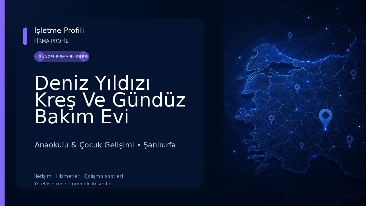 Deniz Yıldızı Kreş Ve Gündüz Bakım Evi Anaokulu & Çocuk Gelişimi