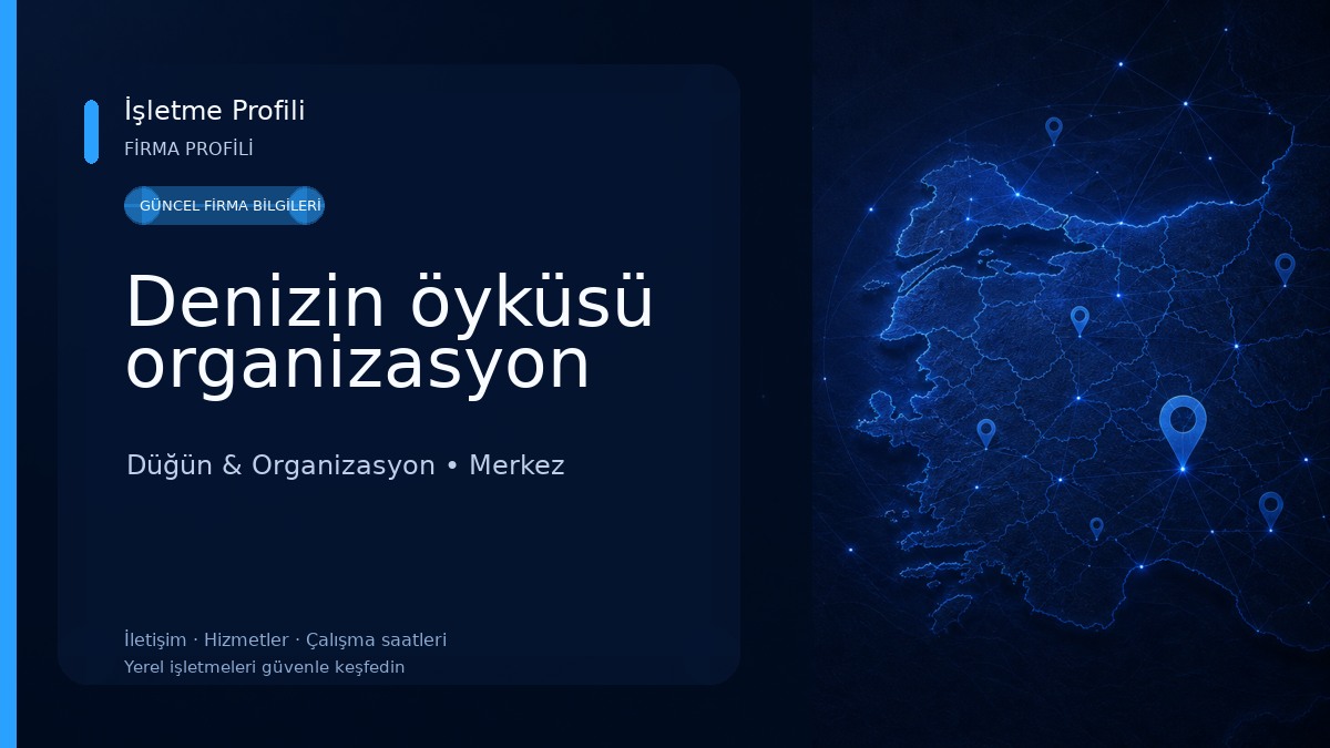 Denizin öyküsü organizasyon Düğün & Organizasyon