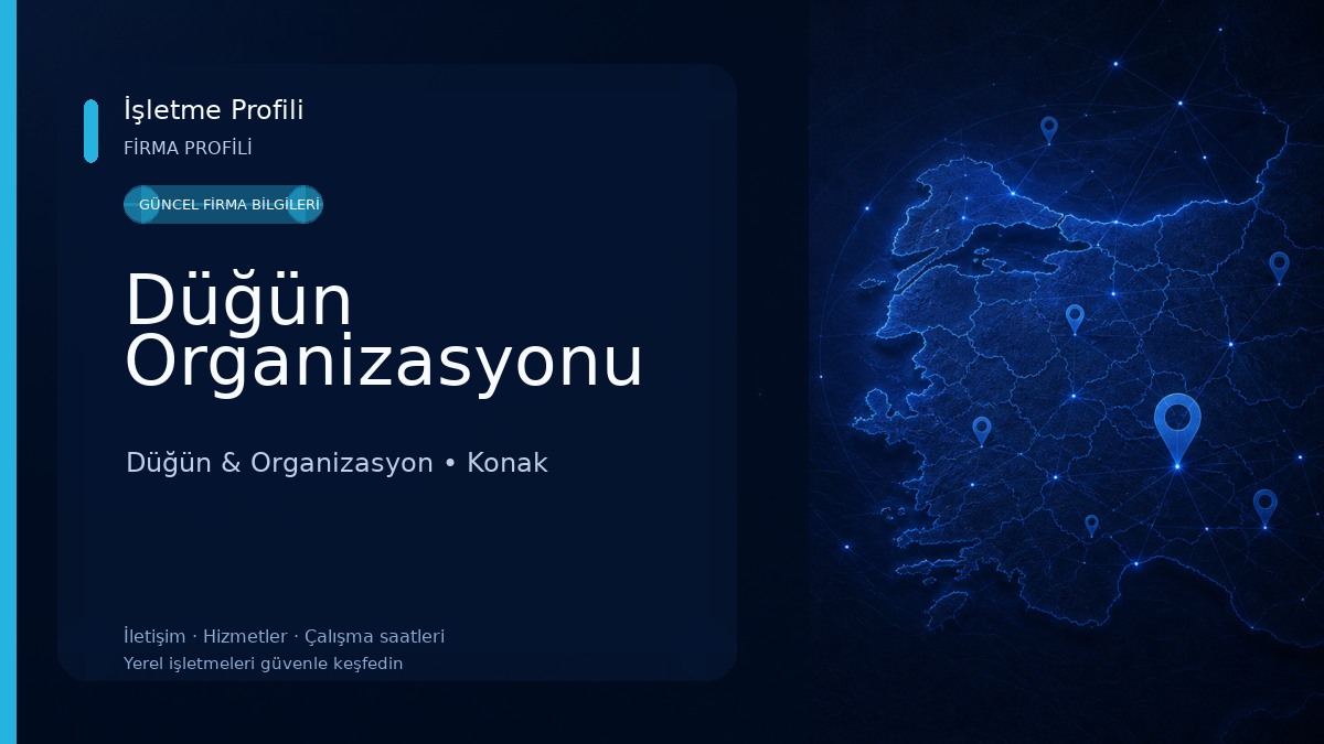 Düğün Organizasyonu Düğün & Organizasyon