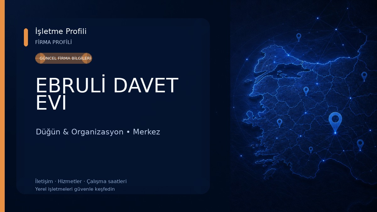 EBRULİ DAVET EVİ