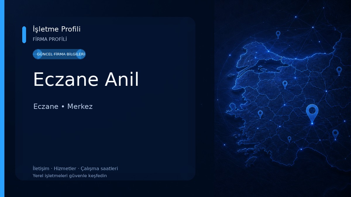 Eczane Anil