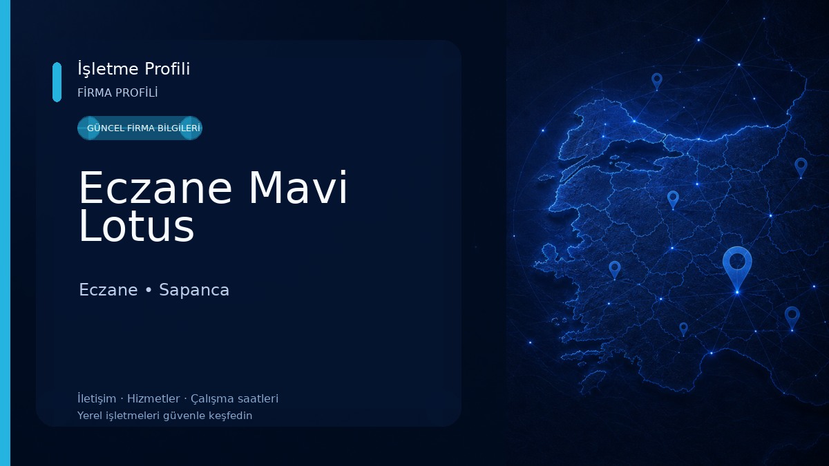 Eczane Mavi Lotus Eczane