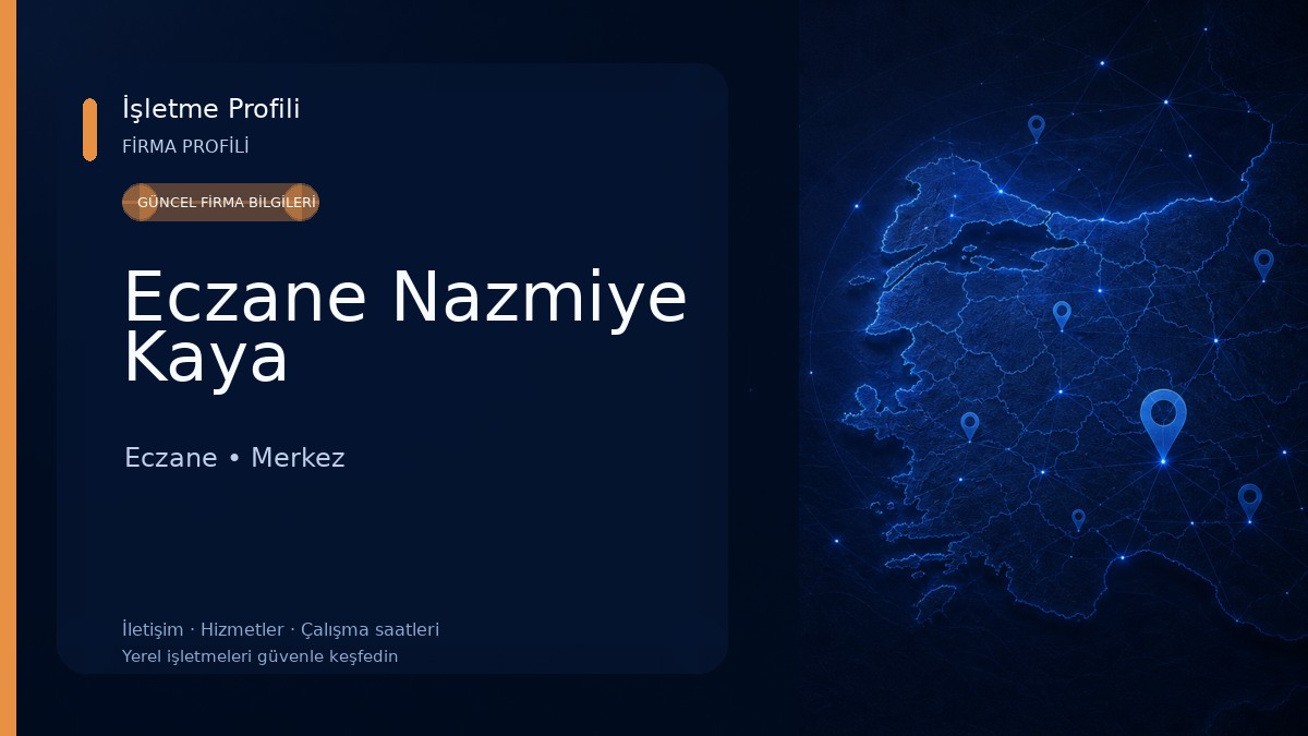 Eczane Nazmiye Kaya