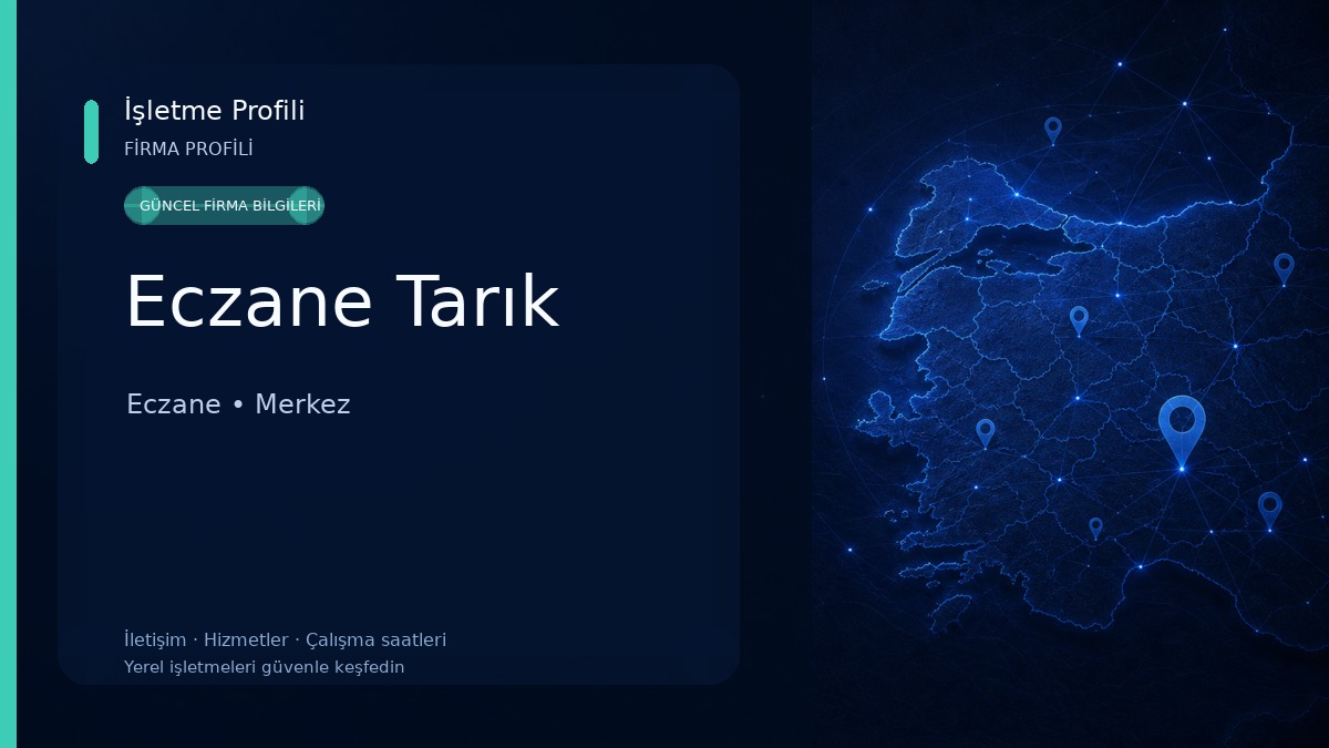 Eczane Tarık