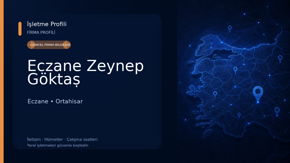 Eczane Zeynep Göktaṣ Eczane