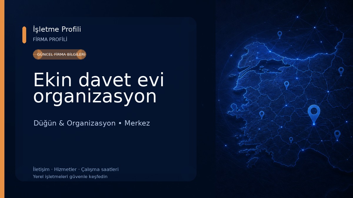 Ekin davet evi organizasyon 