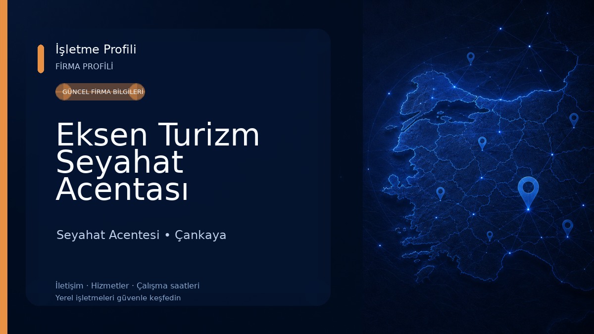 Eksen Turizm Seyahat Acentası Seyahat Acentesi