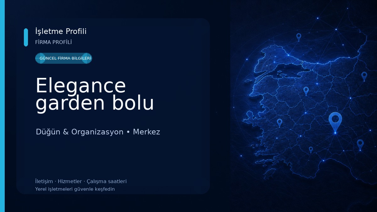 Elegance garden bolu Düğün & Organizasyon