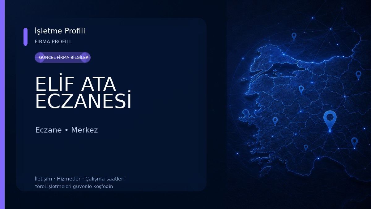 ELİF ATA ECZANESİ 