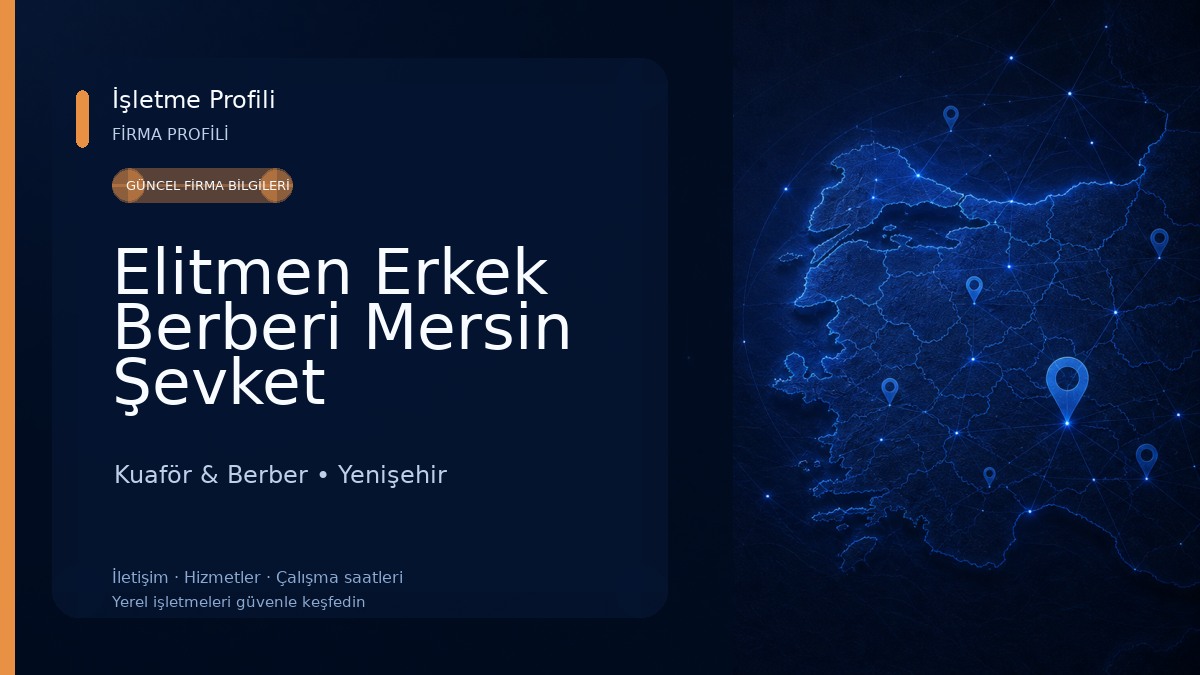 Elitmen Erkek Berberi Mersin Şevket