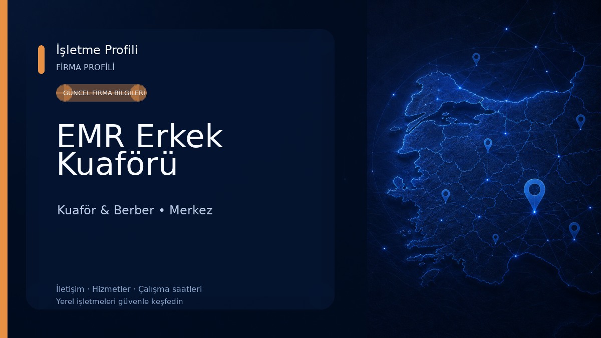 EMR Erkek Kuaförü