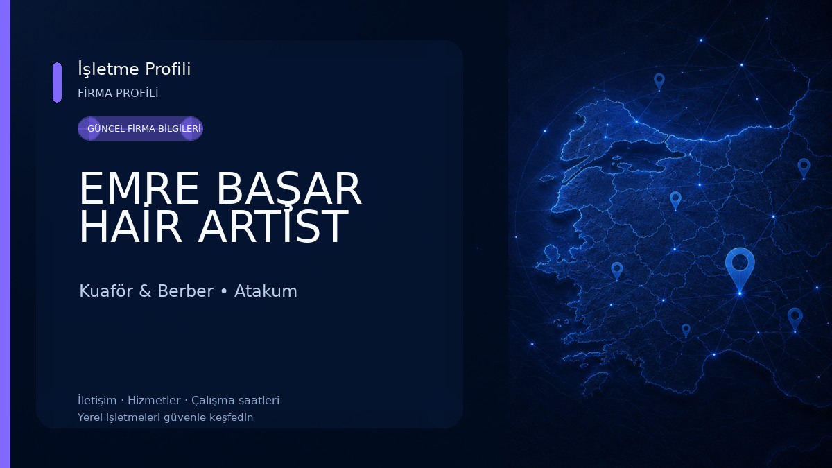EMRE BAŞAR HAİR ARTİST Kuaför & Berber