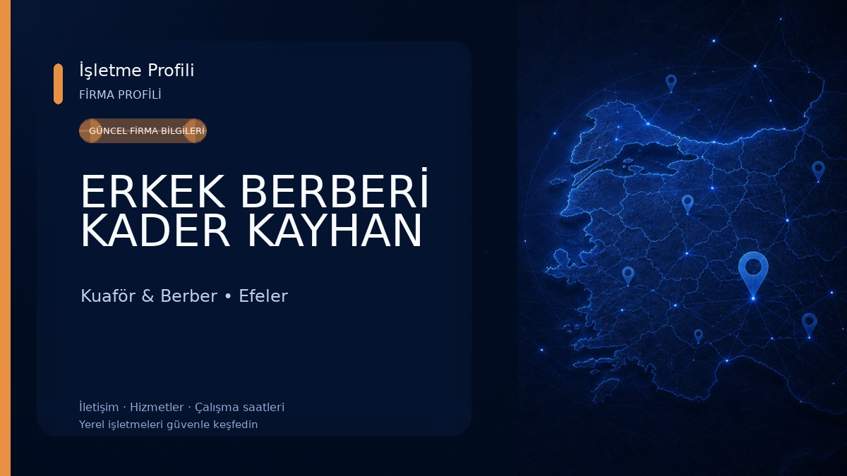 ERKEK BERBERİ KADER KAYHAN