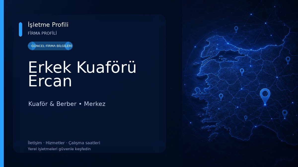 Erkek Kuaförü Ercan