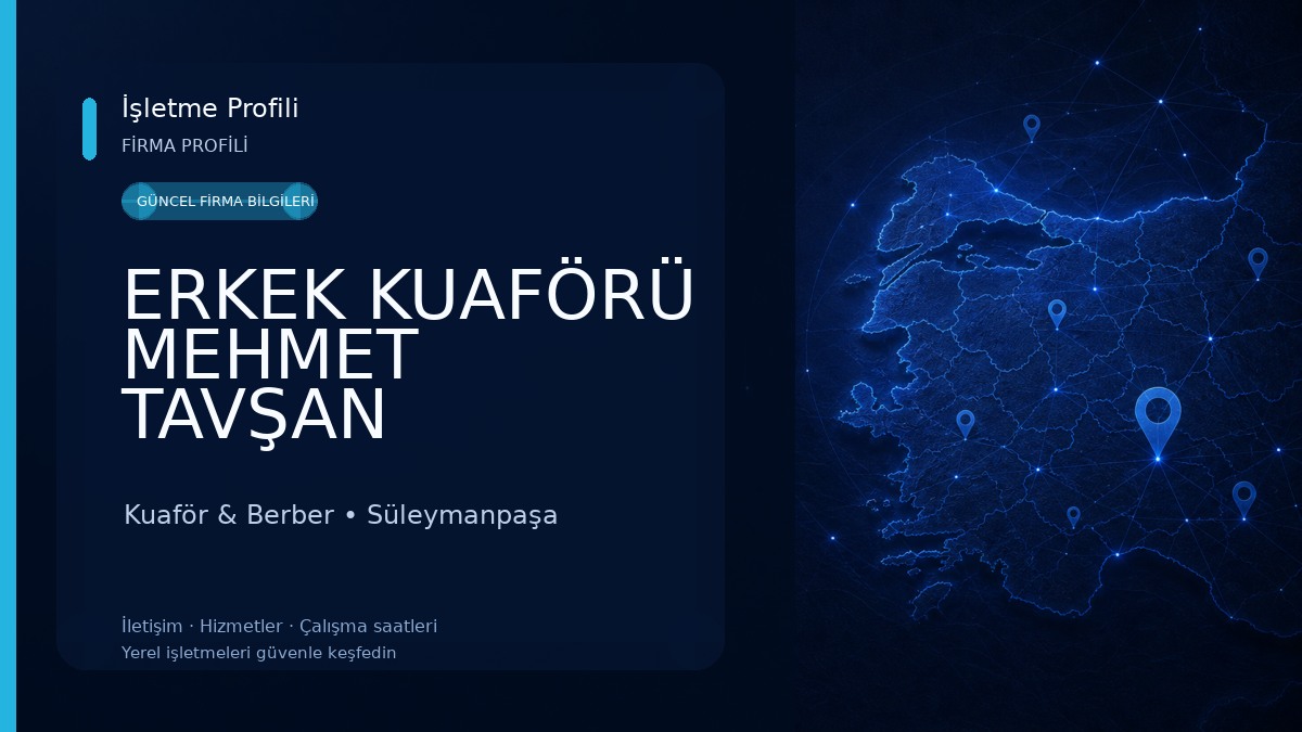 ERKEK KUAFÖRÜ MEHMET TAVŞAN Kuaför & Berber
