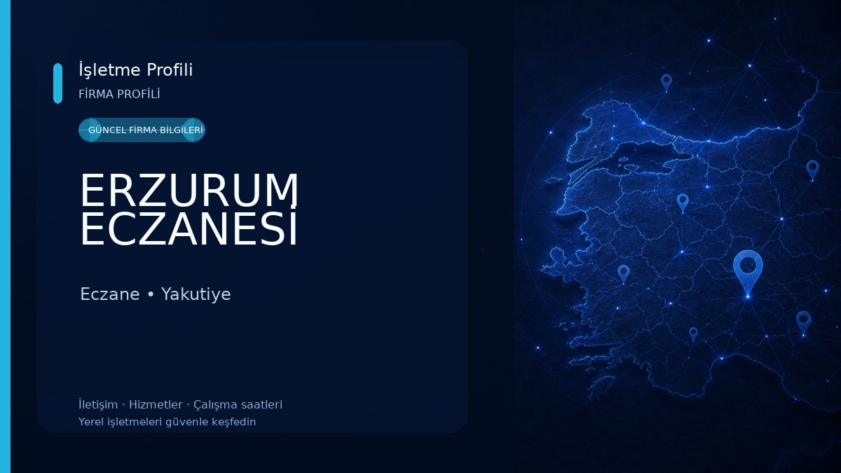 ERZURUM ECZANESİ 