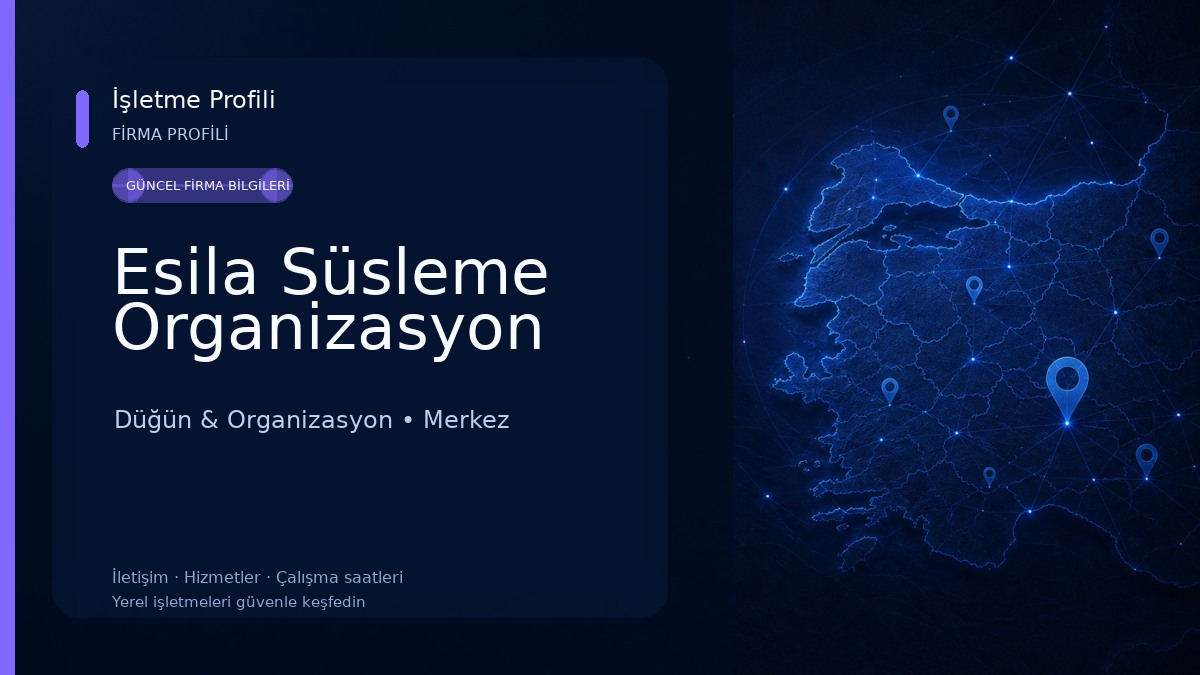 Esila Süsleme Organizasyon