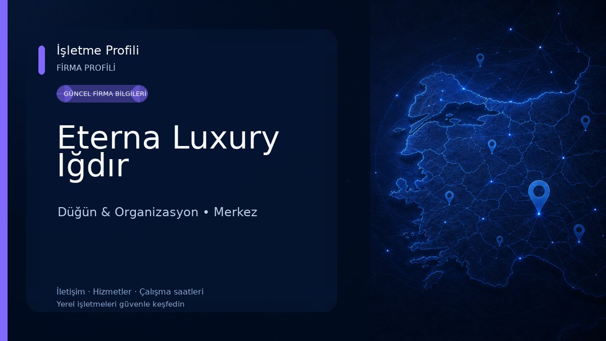 Eterna Luxury Iğdır Düğün & Organizasyon