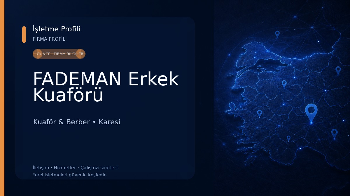 FADEMAN Erkek Kuaförü Kuaför & Berber