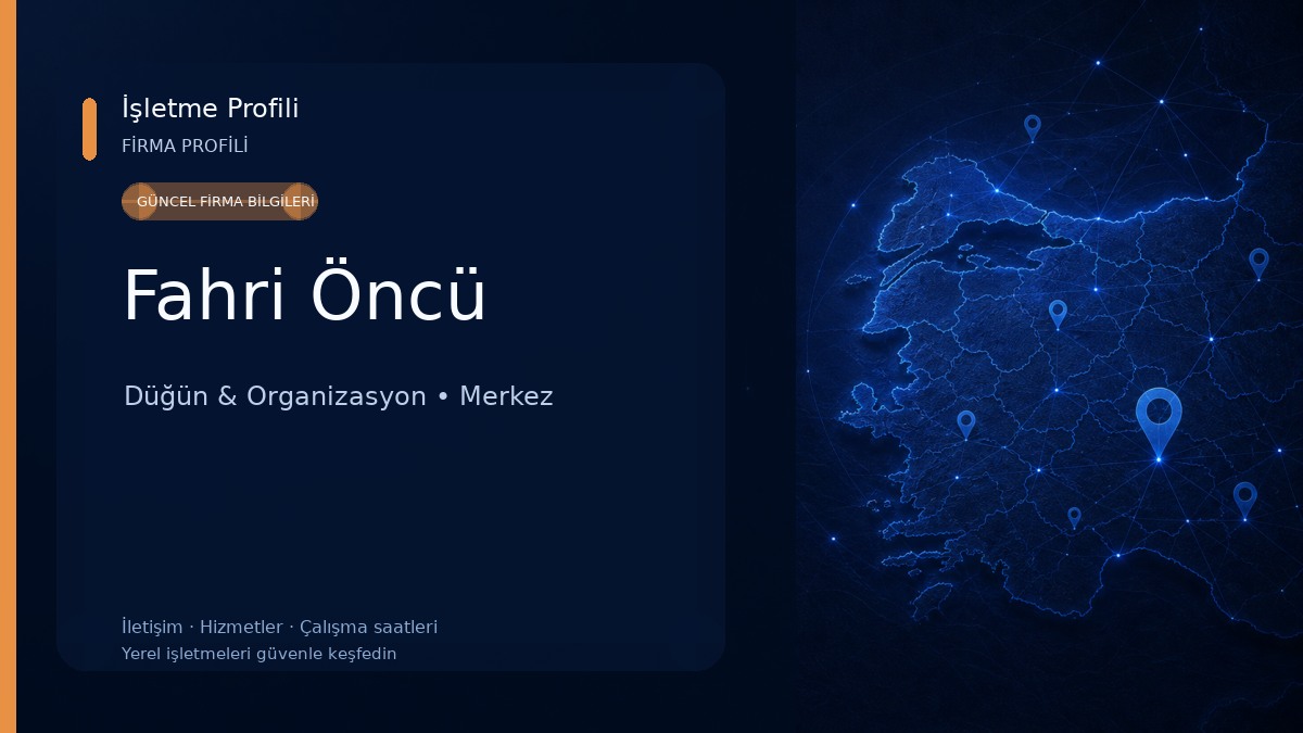 Fahri Öncü Düğün & Organizasyon