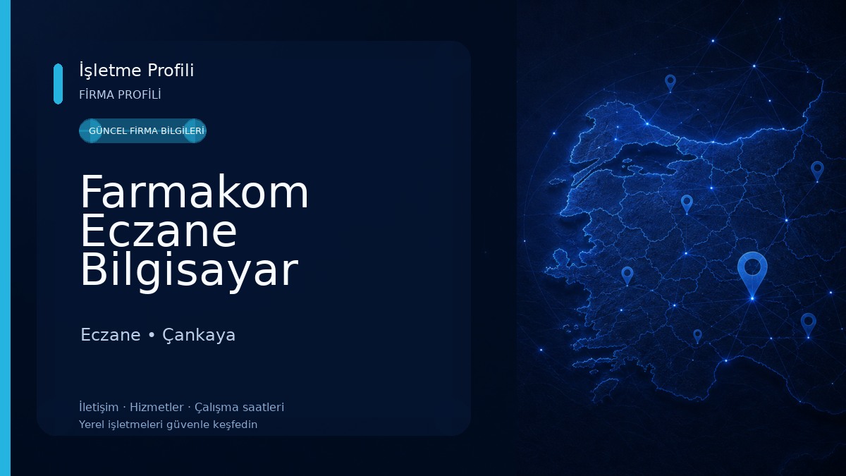 Farmakom Eczane Bilgisayar Hizmetleri San.ve Tic. A.Ş.