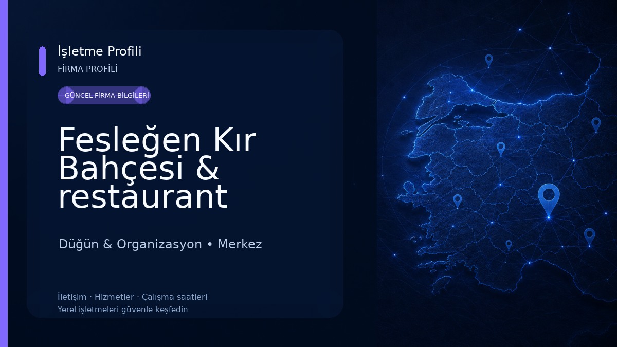Fesleğen Kır Bahçesi & restaurant