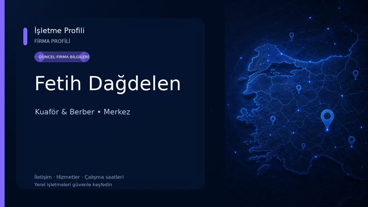 Fetih Dağdelen Kuaför & Berber