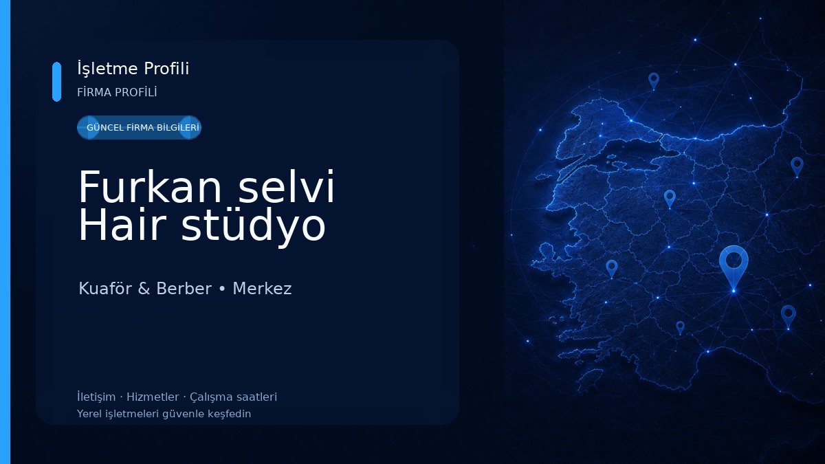 Furkan selvi Hair stüdyo Kuaför & Berber