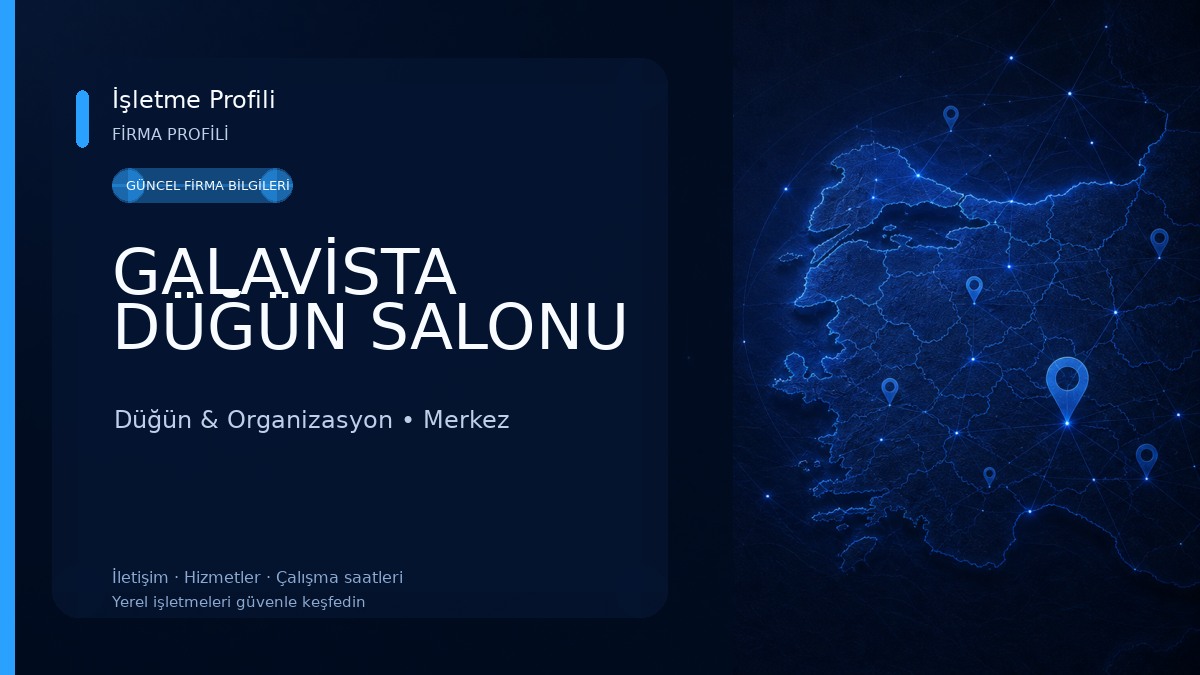 GALAVİSTA DÜĞÜN SALONU 