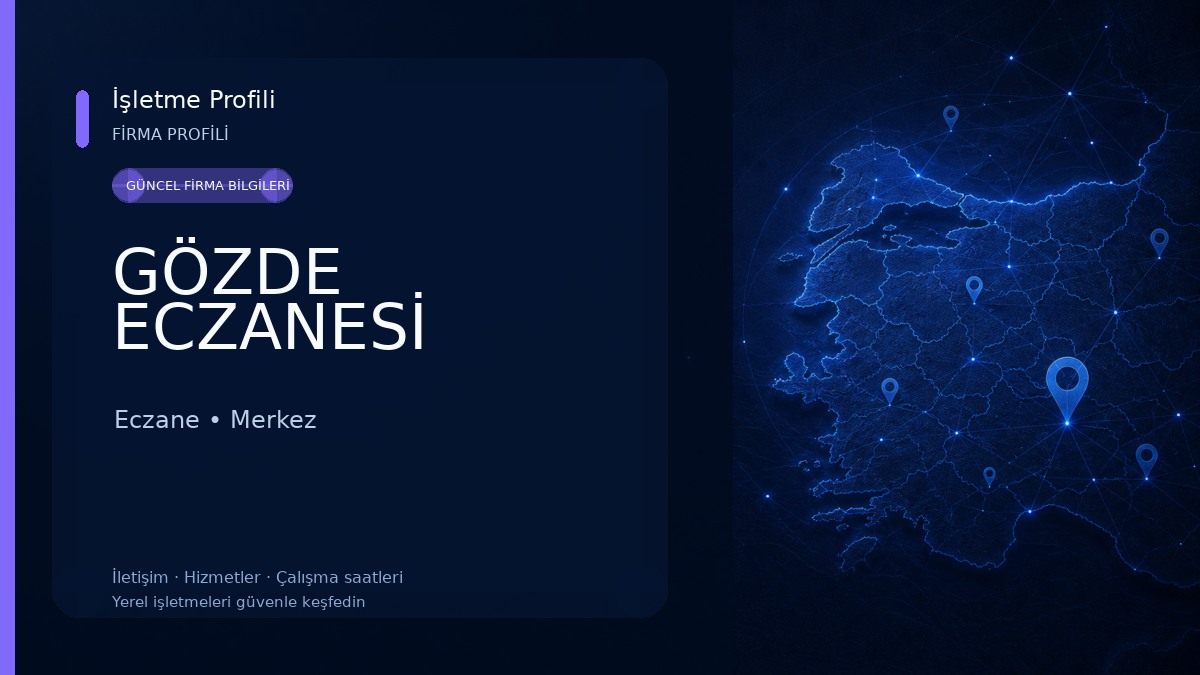 GÖZDE ECZANESİ