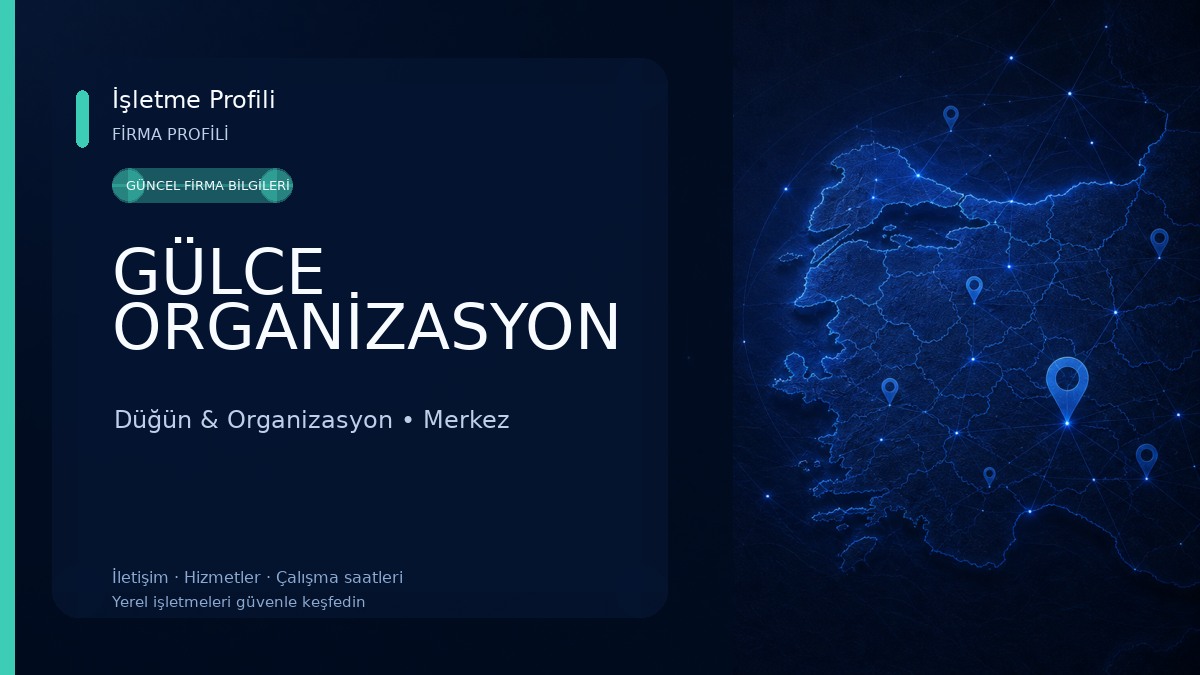 GÜLCE ORGANİZASYON Düğün & Organizasyon