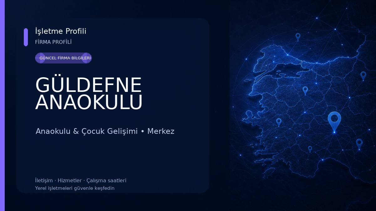 GÜLDEFNE ANAOKULU Anaokulu & Çocuk Gelişimi